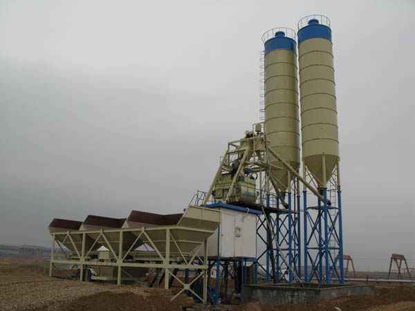 Стационарный бетонный завод – модель HZS60