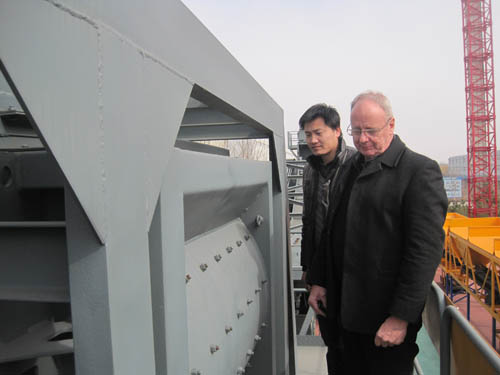 Монгольские клиенты посетили ОАО «haomei machinery equipment co.,ltd